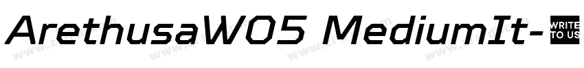 ArethusaW05 MediumIt字体转换